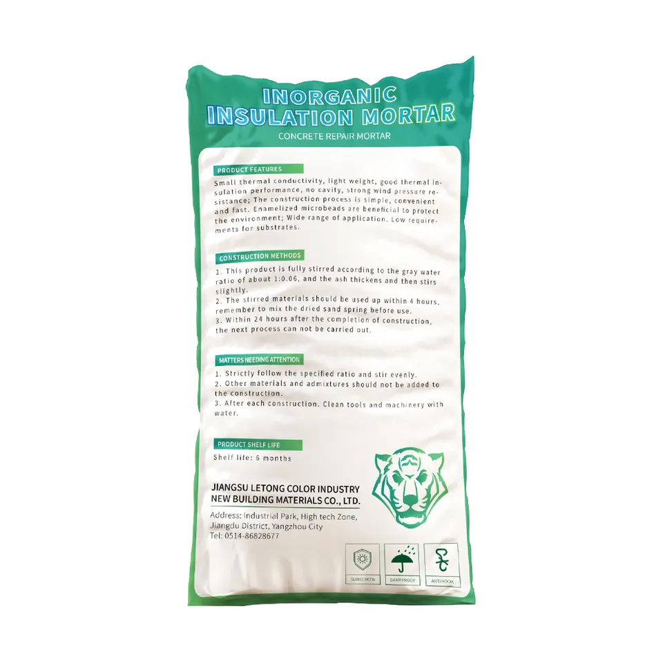 Inorganic Insulation Mortar